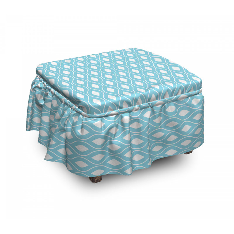 Housse pour repose-pieds ogee lines