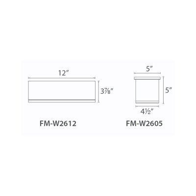 Tube Glass Flush Mount