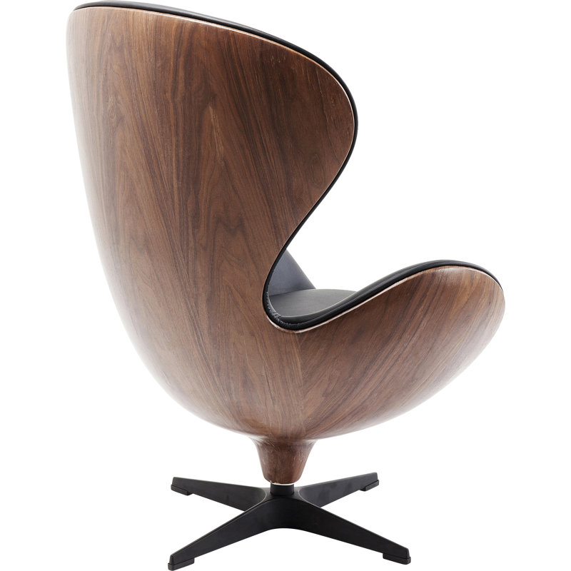 Swivel Chair Lounge Leaf, Brown