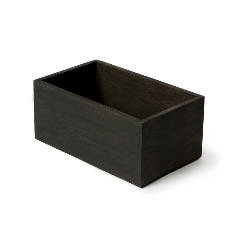 Ayven Bathroom Storage Container, Dark Oak