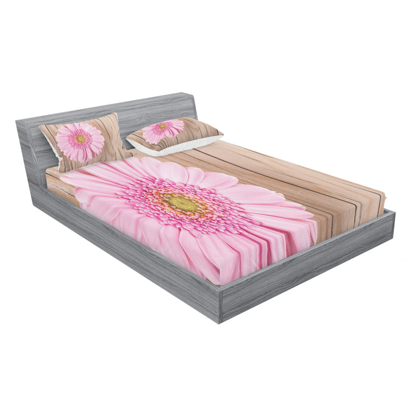 Microfiber Sheet Set, Queen Sheet Set with Fitted Sheet