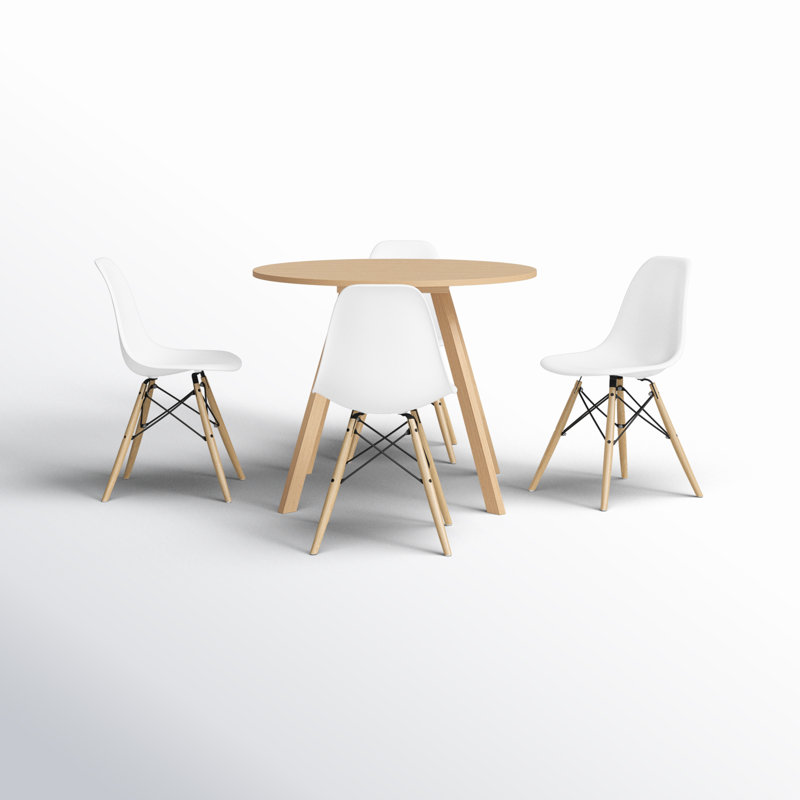 Anita 5 - Piece Dining Set, White