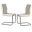Chaise d'appoint contemporaine Lodge I, blanche-25231744
