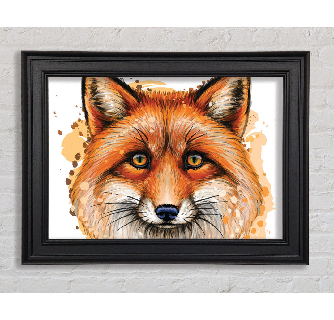 The Ginger Fox - Einzelner Bilderrahmen Kunstdrucke