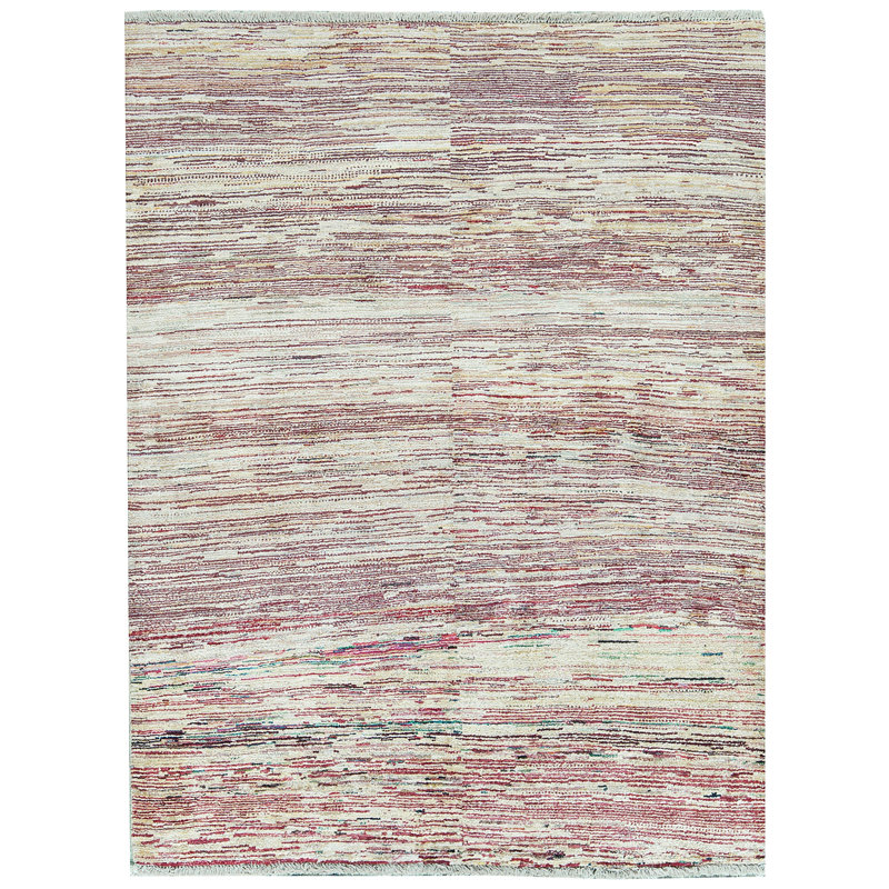 Hand-Knotted High-Quality Beige Area Rug