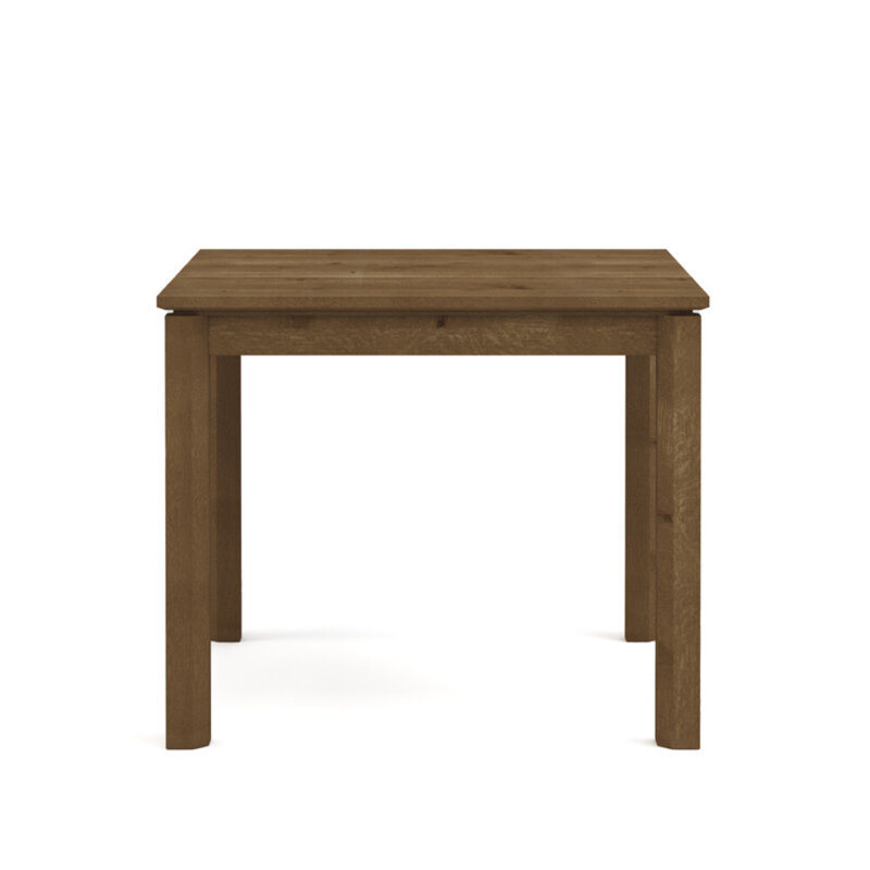 Rustic Oak Square Counter-Height Dining Table, 30"H x 36"L x 36"W
