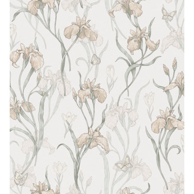 Huset I Solen Floral Wallpaper Roll