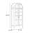 Arched Standard Storage Bookcase