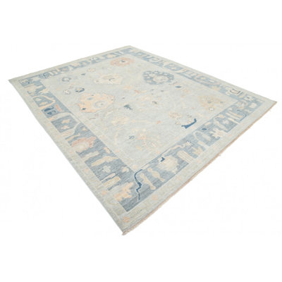 One-of-a-Kind 9'1"X9'11" Area Rug in Beige/Gray/Malibu