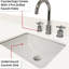 Noir 30 po Meuble-lavabo X 22 avec comptoir en marbre de culture, robinet et miroir de 28 po inclus-117802890