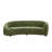 92.12" Upholstered Curved Sofa-2095628119