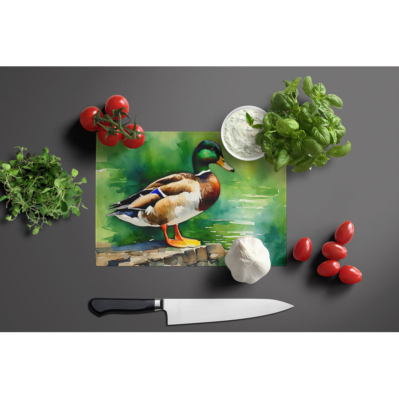 Mallard Glass Cutting Board