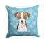  Coussin Snowflake Jack Russell Terrier