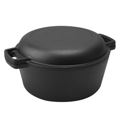 5L Non-Stick Cast Iron Dutch Oven Pot