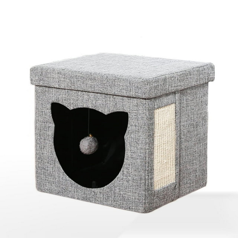 Cat Cube Condo, Gray