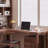 Tan Rectangular Solid Wood  desk-399246978-399246976