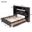 Lit en bois avec armoire et tablette tout-en-un-1365319699