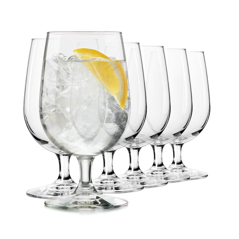 Libbey Entertaining Essentials Multi-Purpose Goblet Glasses, 16-ounce, Set of 6