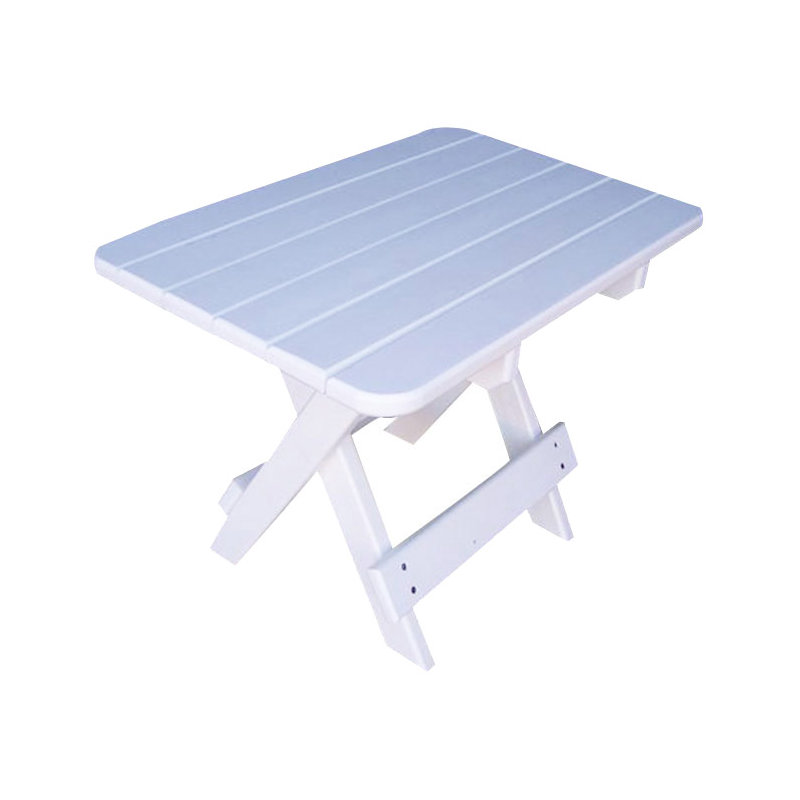 Table d'appoint pliable Ansel, Blanc alpin