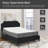 Murilda 15" Adjustable Bed Frame with Memory Foam Mattress, Zero Gravity, Foot Retainer Bar-1554845087