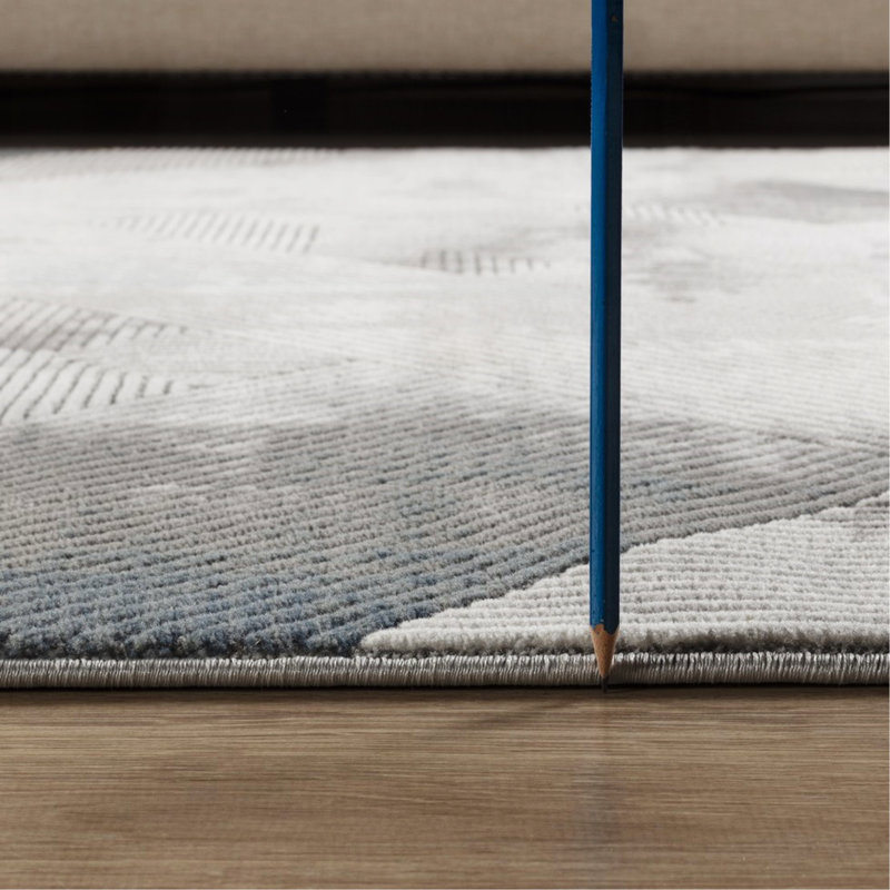 Tapis gris, Rectangle 7 pi 10 po x 10 pi 6 po