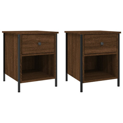 Litvak 40cm W Iron Bedside Table