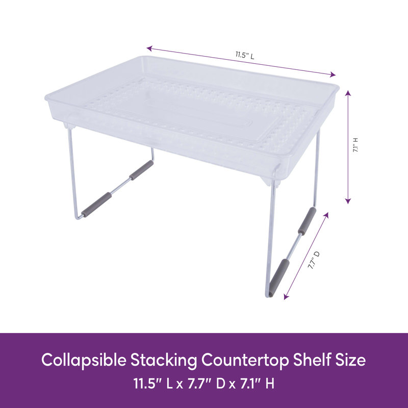 Wayfair Basics® Aldora Collapsible Stacking Shelf
