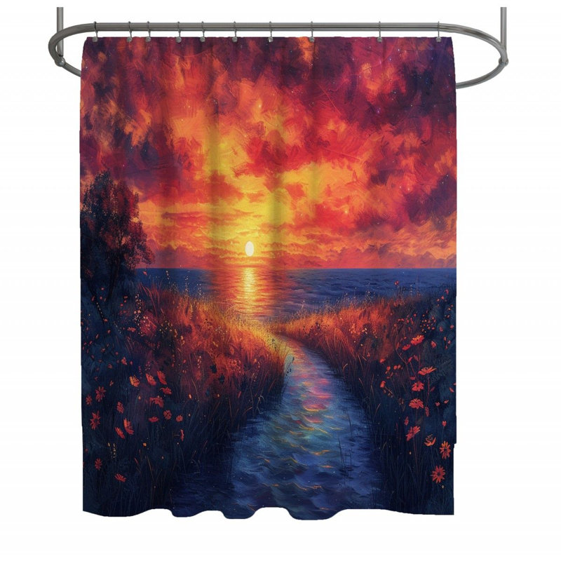 Dayshana Shower Curtain, 93"H x 70"W