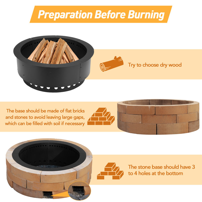 36 Inch Round Fire Pit Ring