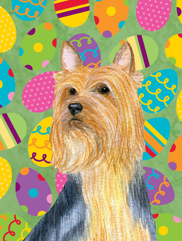 Drapeau de jardin Atara, Terrier à poil soyeux