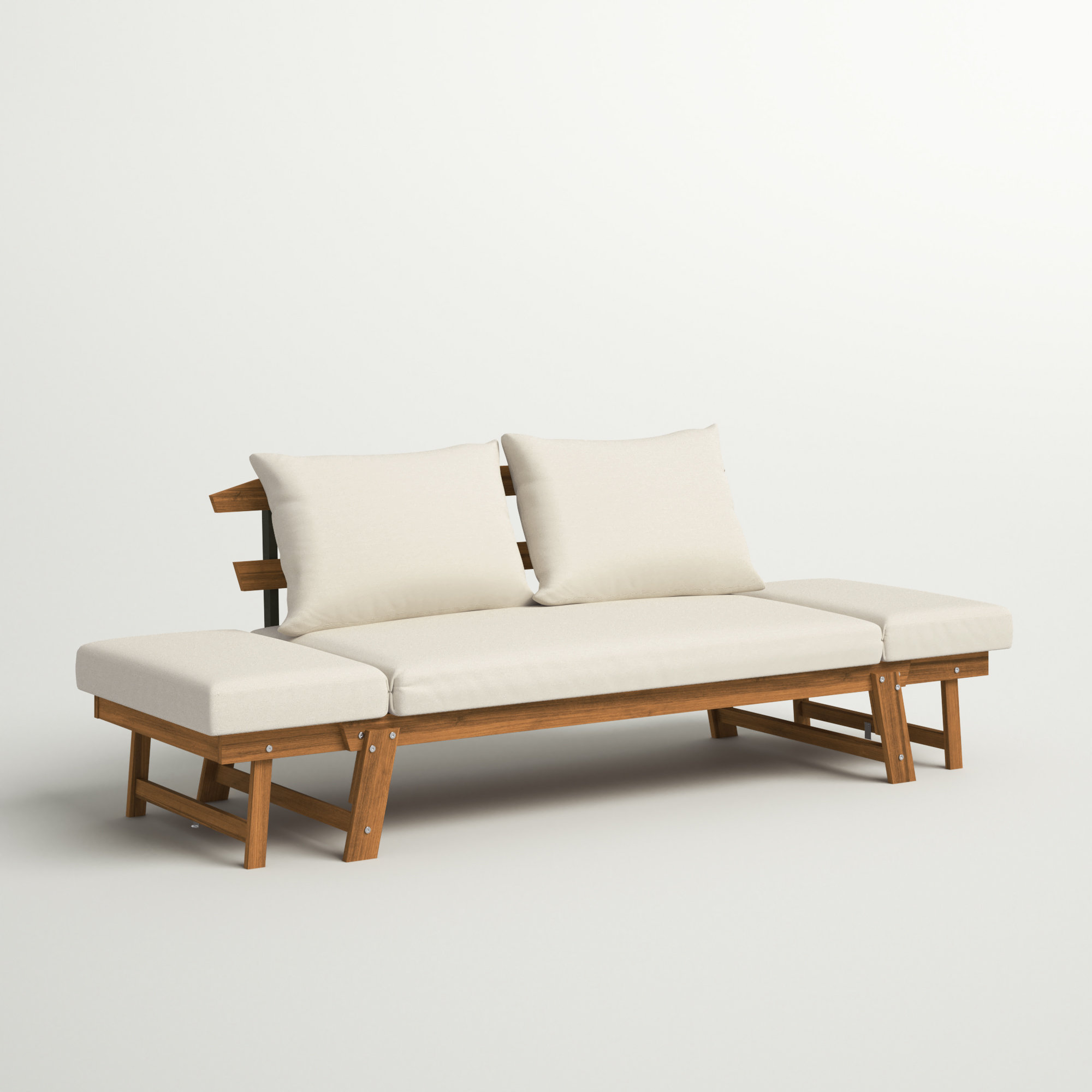 Sand & Stable Jacqueline 85.4'' Wide Outdoor Patio Daybed with Cushions & Reviews | Wayfair
