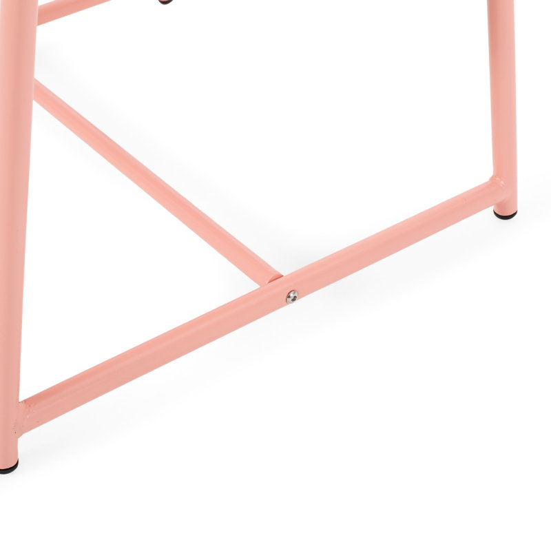 Table d'appoint moderne en métal Coral