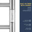 Chauffe-serviette électrique 12 bars à fixation murale 3 modes de fonctionnement-105703000