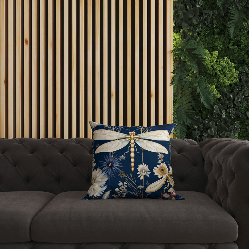 Square Cushion, 46cm H x 46cm W, Faux Suede