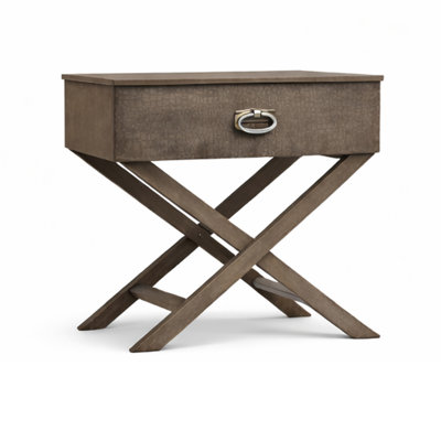 Xavier G0071-N Nightstand , Gray