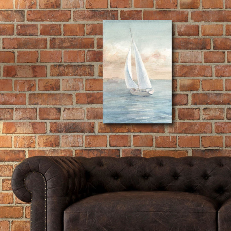 «Full Sail 1» par Danhui Nai, art mural en verre acrylique, H 24 po x l 16 po x P 0,2 po