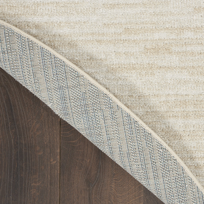 Nourison Essentials Ivory/Beige Indoor/Outdoor Area Rug, Round 10'