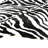 Zebra Narrow Stripe Faux Fur Washable Area Rug-1395218605