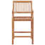 John Outdoor Teak Bar Stool