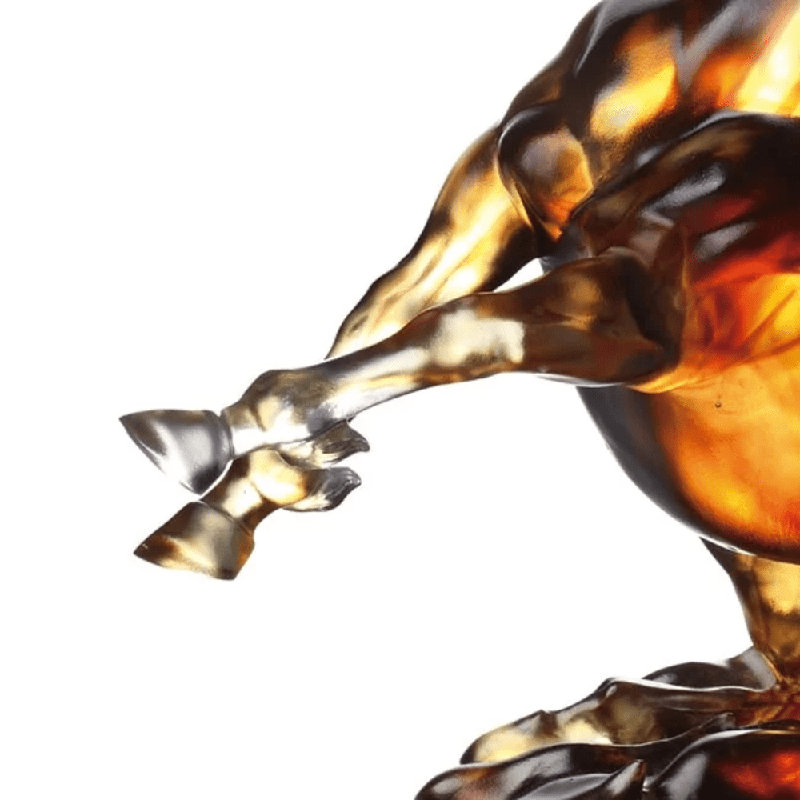 LIULI Crystal, Horse Sculpture | Prosperous Honor