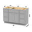 Base de meuble-lavabo simple 48 po seulement-98636836