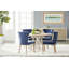 Upholstered Side Chair in Denim Velvet-348282585