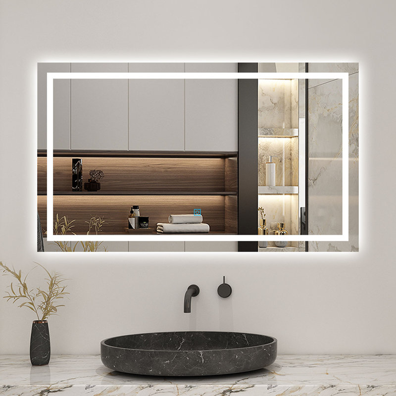 Brezinski Rectangle Mirror, 70 cm H x 120 cm W
