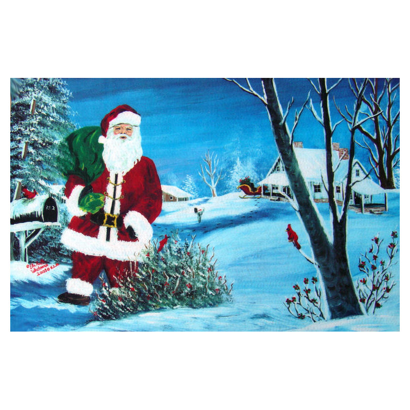 Ternes Non-Slip Christmas Indoor Doormat
