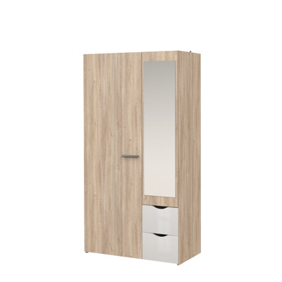Samira 2 Door Manufactured Wood Wardrobe