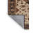 Machine Washable Persian Brown Area Rug-1318256098