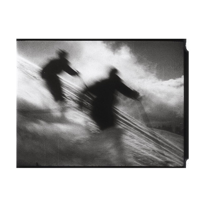 «Vintage Ski Air» par Chris Dunker - impression, Couche de verre, H 30 po x l 40 po x P 1,5 po