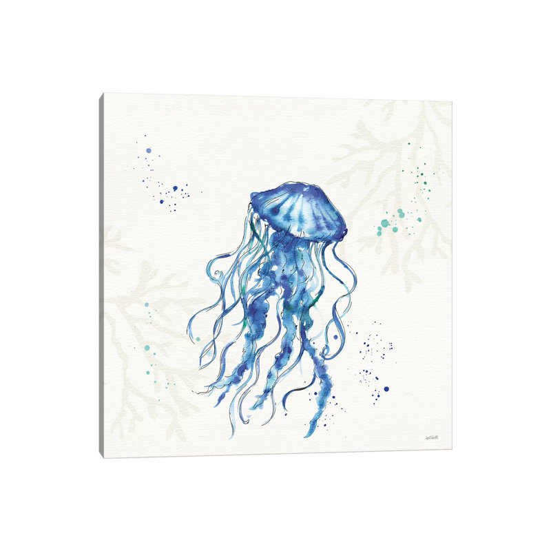 Deep Sea V No Words by Anne Tavoletti - Wrapped Canvas Gallery-Wrapped Canvas Giclée, 93.98 cm H x 93.98 cm W