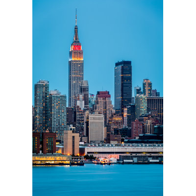 New York Skyline by Ultima_Gaina - Wrapped Canvas Print