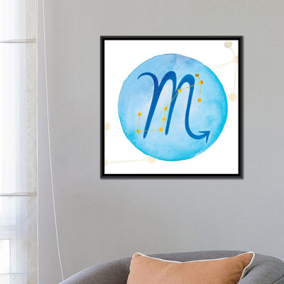 Éclairage de constellations avec constellation, reproduction d’art sur toile tendue